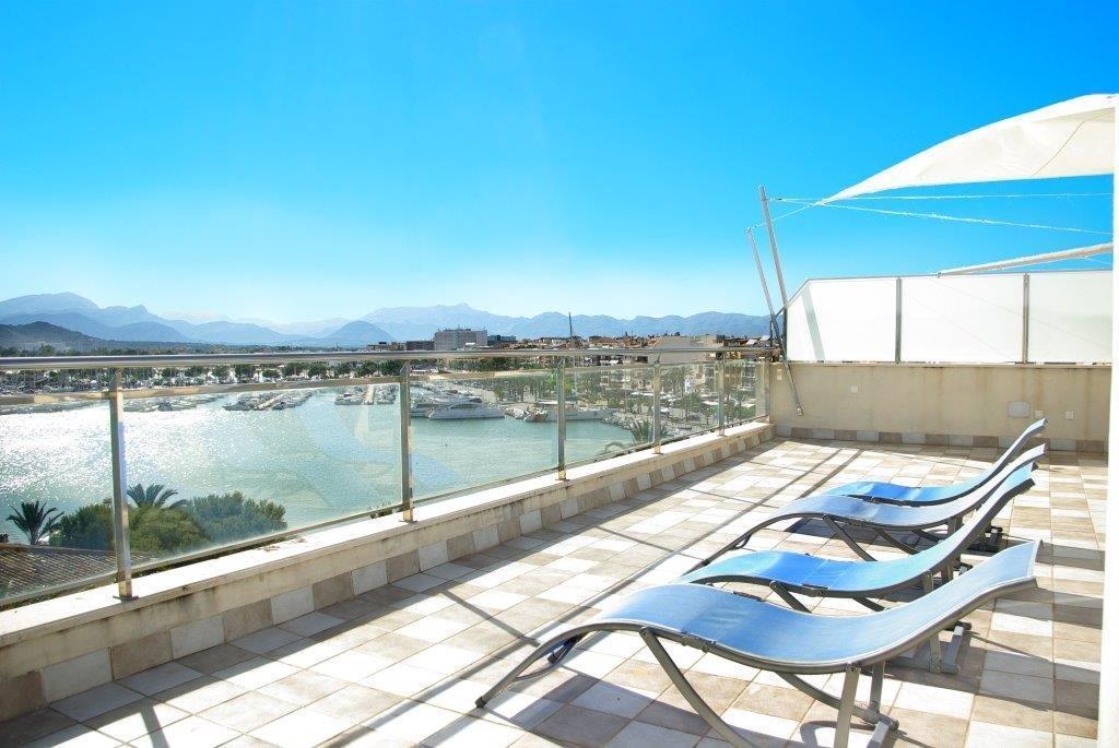 Cofradia Penthouse Puerto Alcudia Hotel El Port ภายนอก รูปภาพ